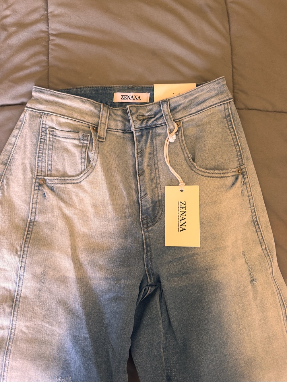 Zenana Barrel Jeans - Picture 3 of 6